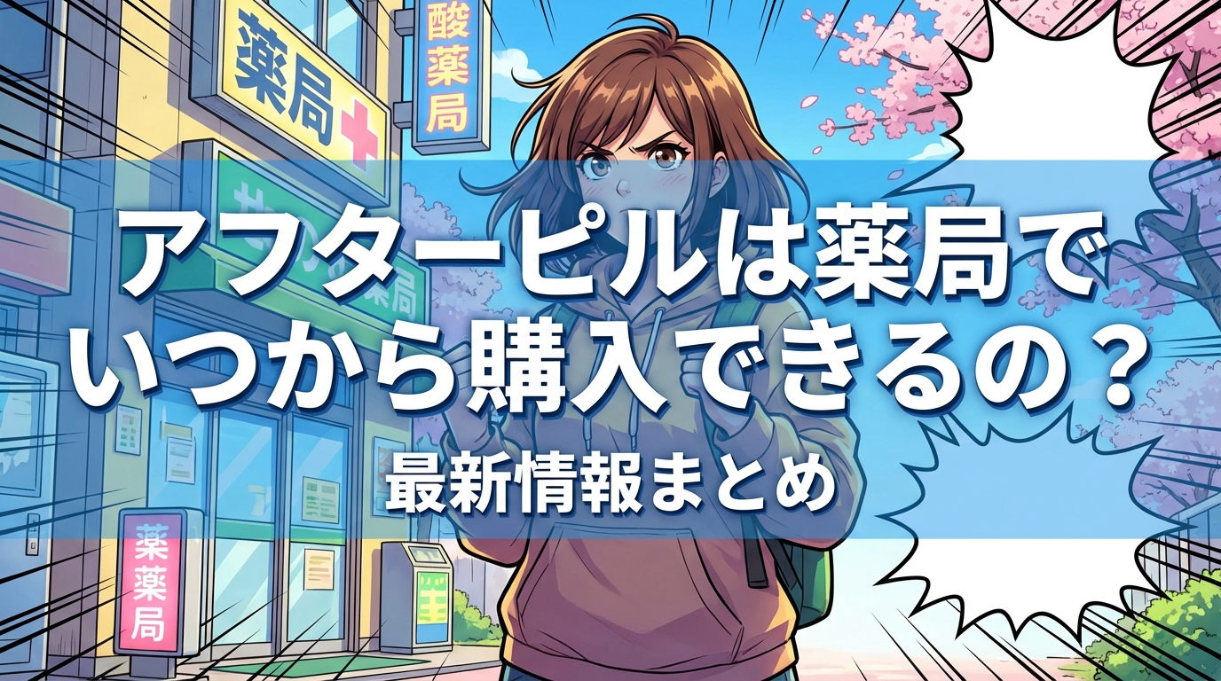 アフターピルは薬局でいつから購入できるの？