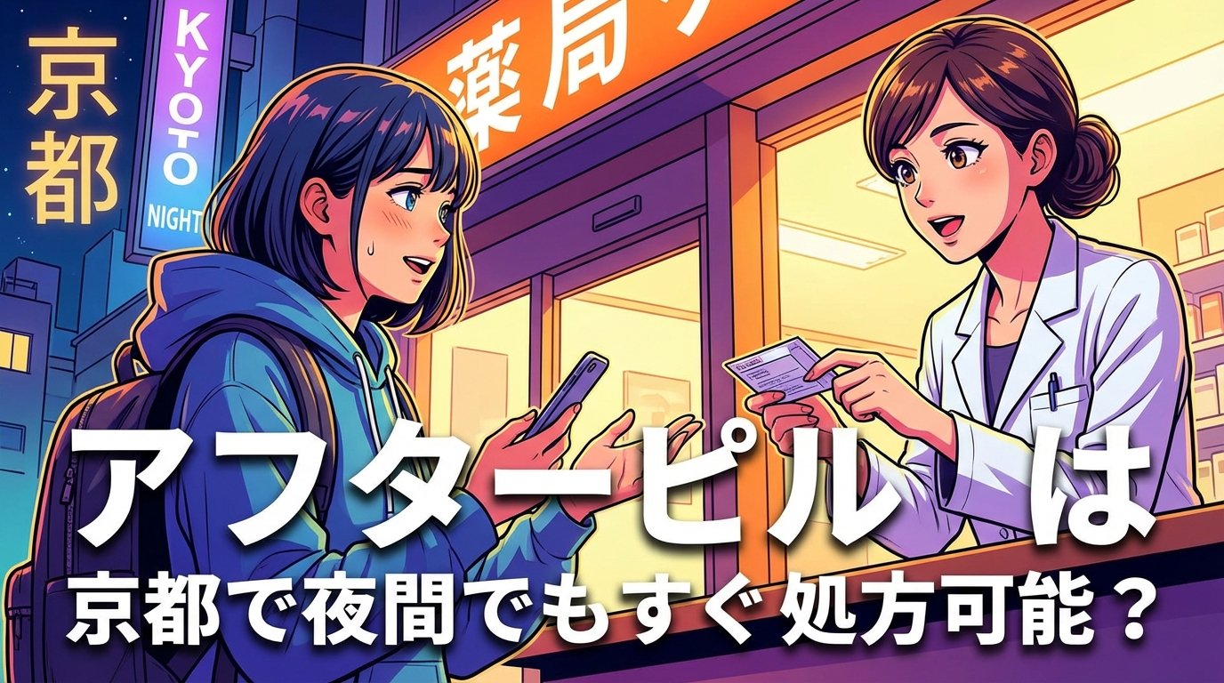 アフターピルは京都で夜間でもすぐ処方可能？