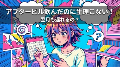 アフターピル飲んだのに生理こない！翌月も遅れるの？