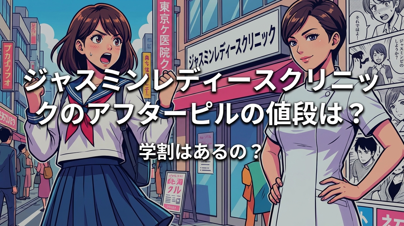 ジャスミンレディースクリニックのアフターピルの値段は？学割はあるの？