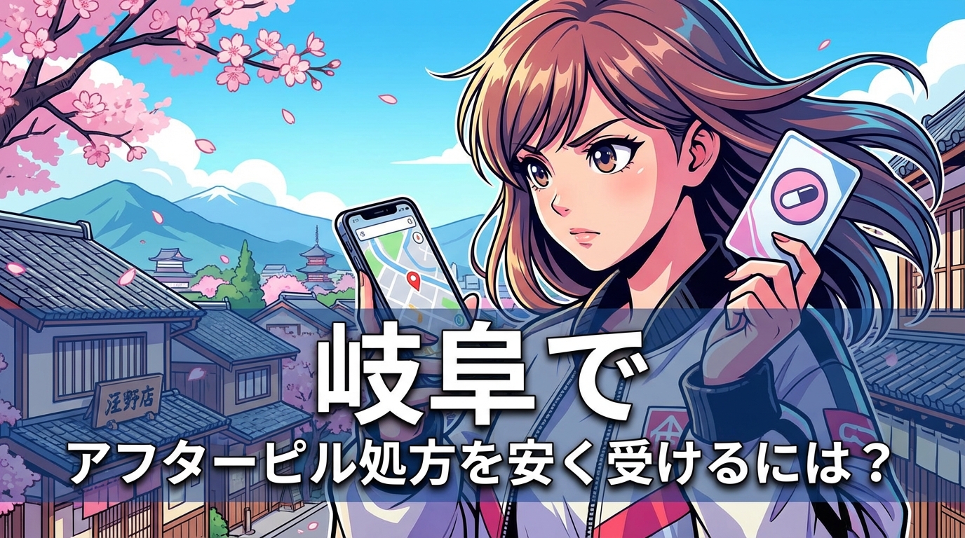 岐阜でアフターピル処方を安く受けるには？