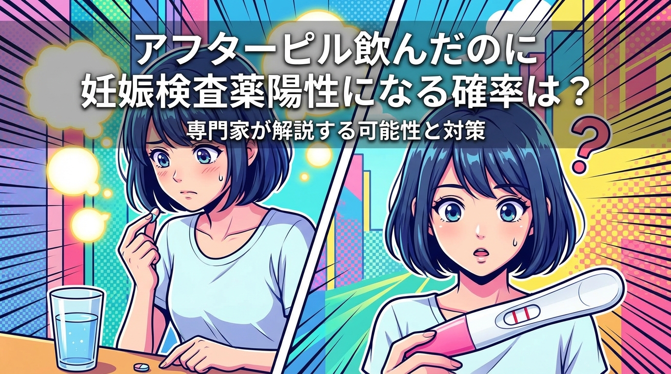 アフターピル飲んだのに妊娠検査薬陽性になる確率は？
