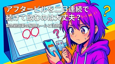 アフターピルを二日連続で続けて飲むのは大丈夫？