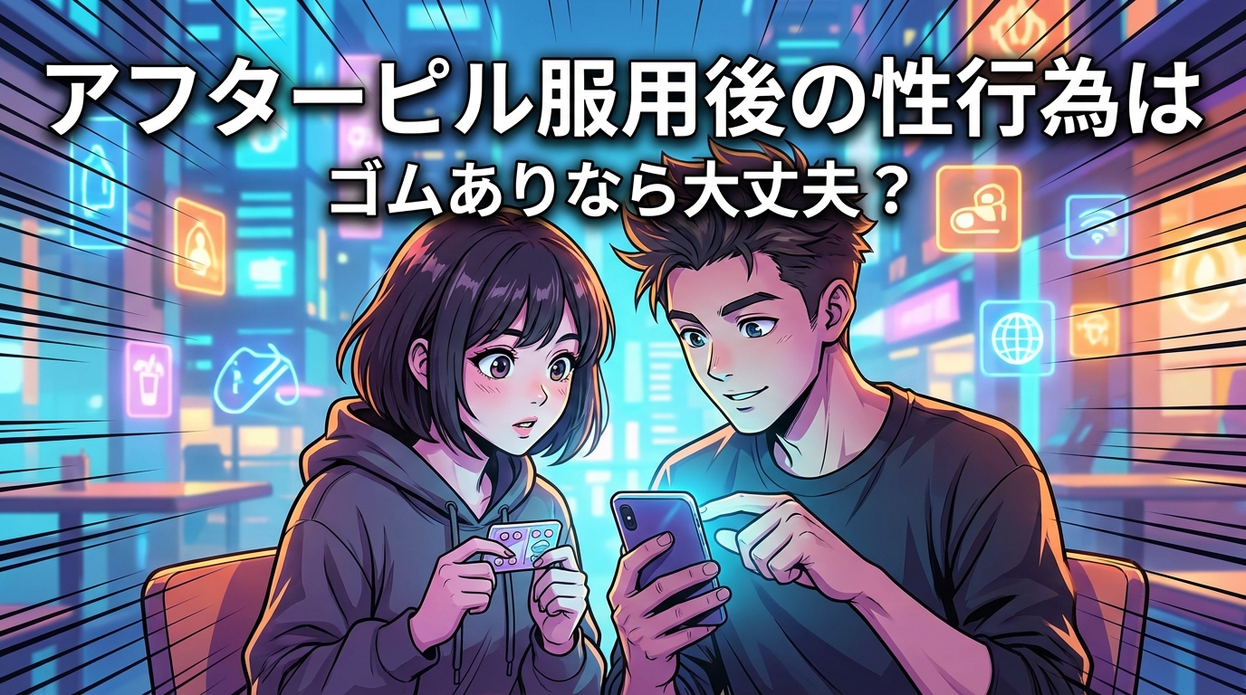 アフターピル服用後の性行為はゴムありなら大丈夫？