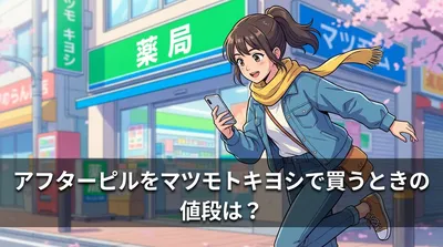 アフターピルをマツモトキヨシで買うときの値段は？
