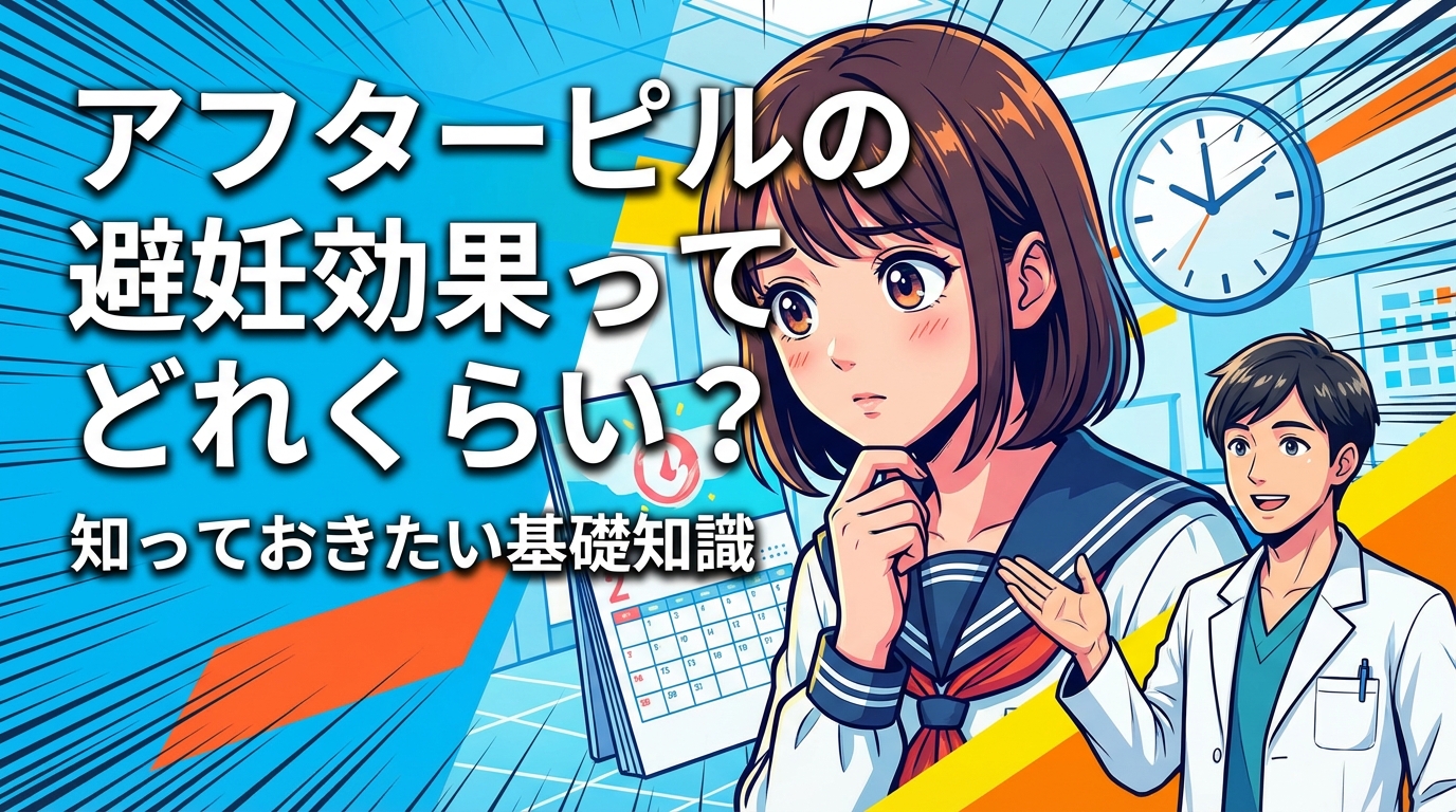 アフターピルの避妊効果ってどれくらい？