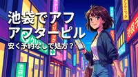 池袋でアフターピルを安く予約なしで処方してもらえる？