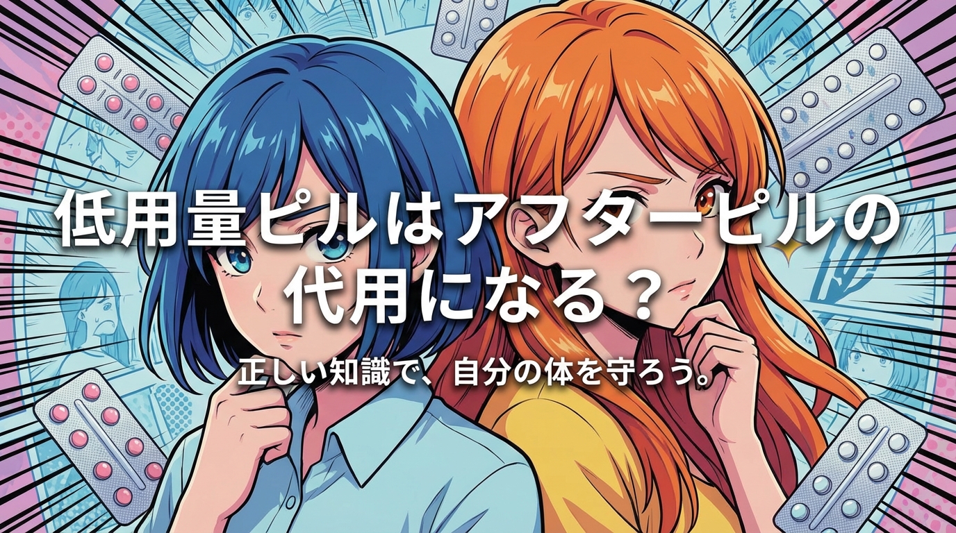 低用量ピルはアフターピルの代用になる？