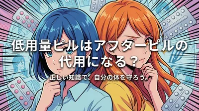 低用量ピルはアフターピルの代用になる？
