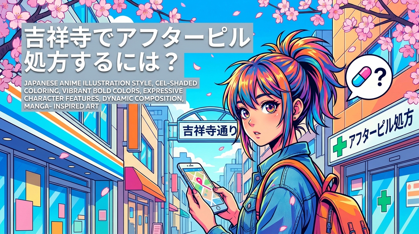吉祥寺でアフターピル処方するには？