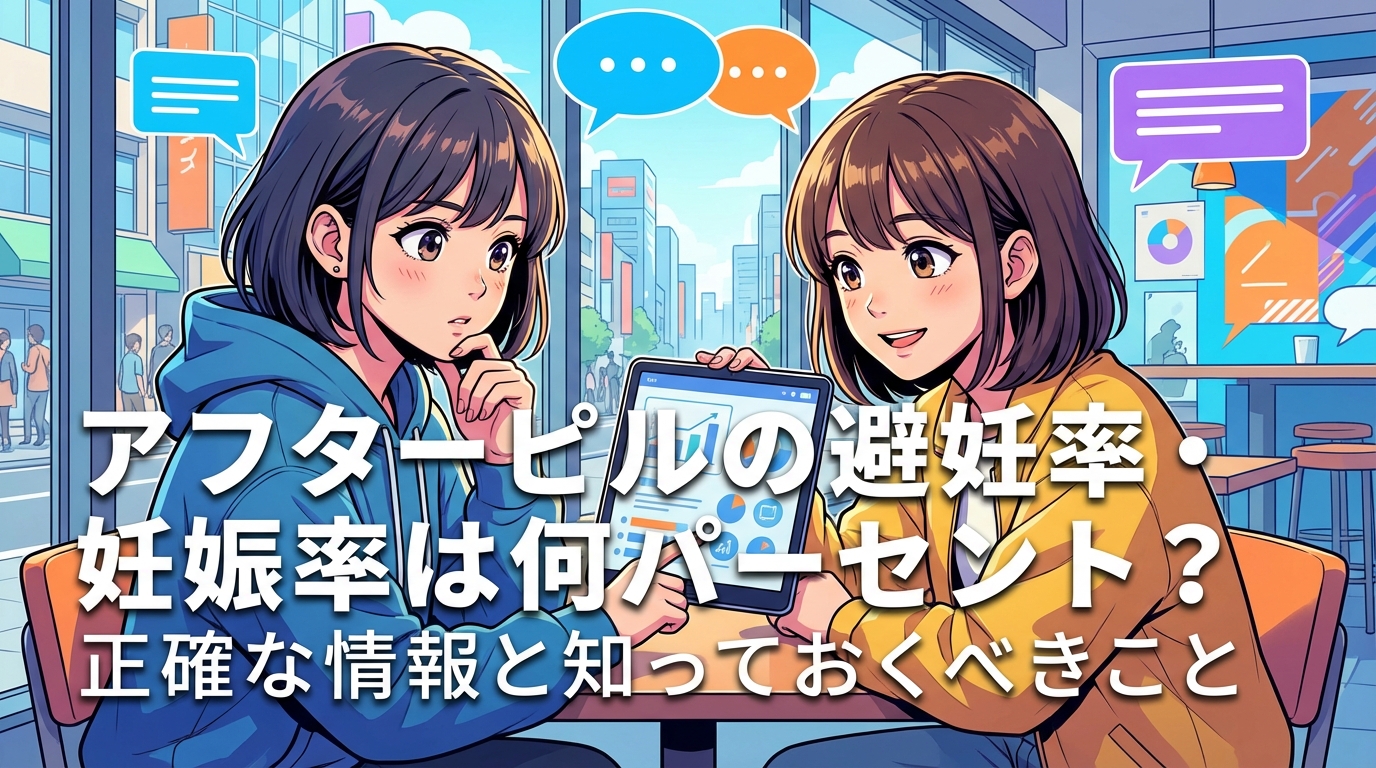 アフターピルの避妊率・妊娠率は何パーセント？