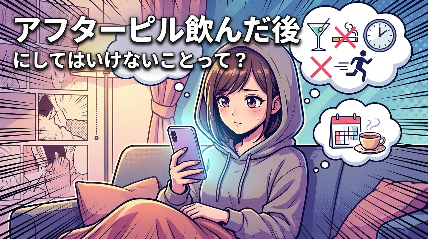 アフターピル飲んだ後にしてはいけないことって？