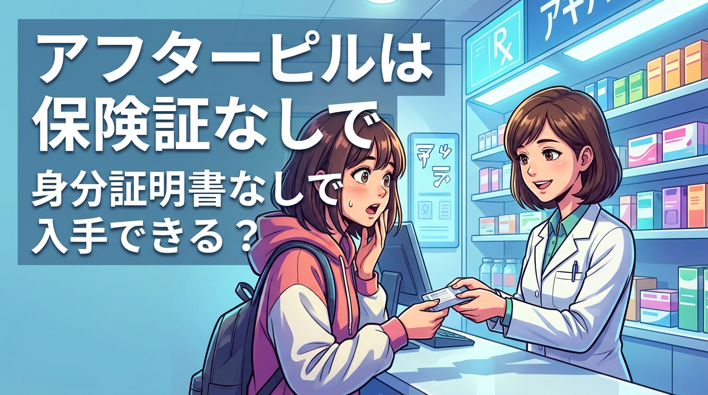 アフターピルは保険証なしで身分証明書なしでも入手できる？