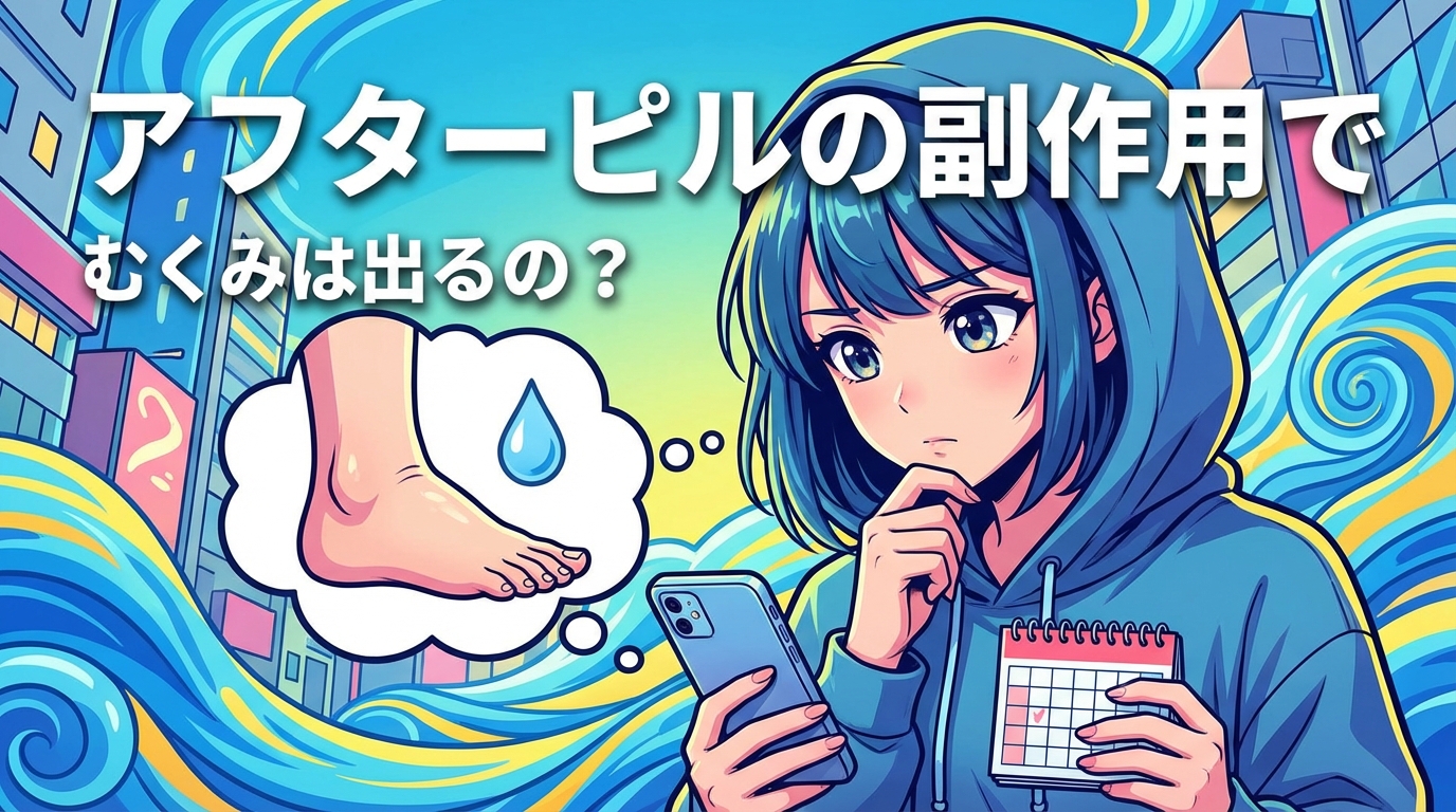 アフターピルの副作用でむくみは出るの?