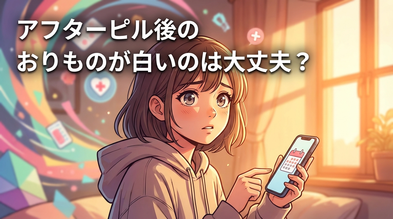 アフターピル後のおりものが白いのは大丈夫？