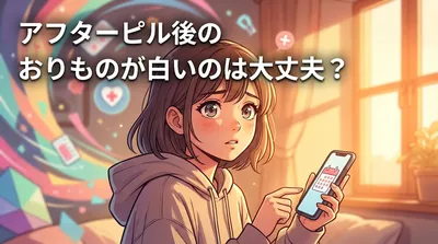 アフターピル後のおりものが白いのは大丈夫？
