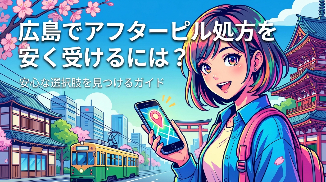 広島でアフターピル処方を安く受けるには?