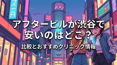 アフターピルが渋谷で安いのはどこ？