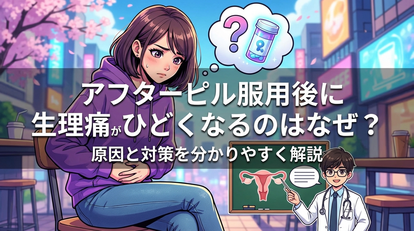アフターピル服用後に生理痛がひどくなるのはなぜ？