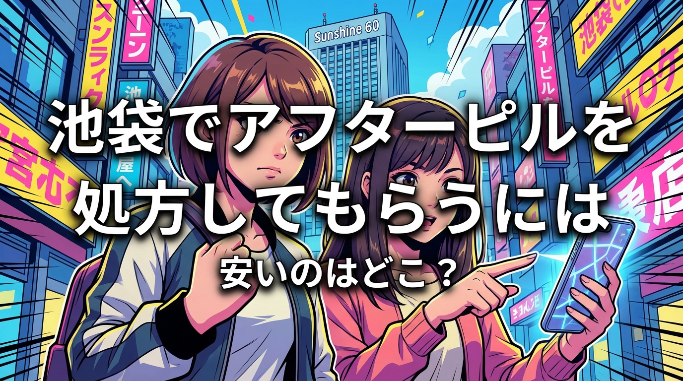 池袋でアフターピルを処方してもらうには安いのはどこ？