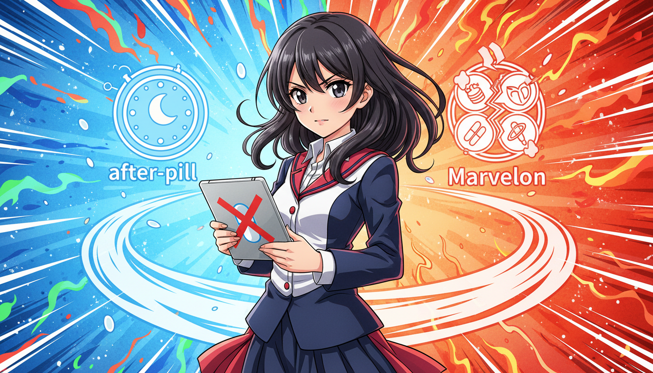 マーベロンはアフターピルの代用にならない