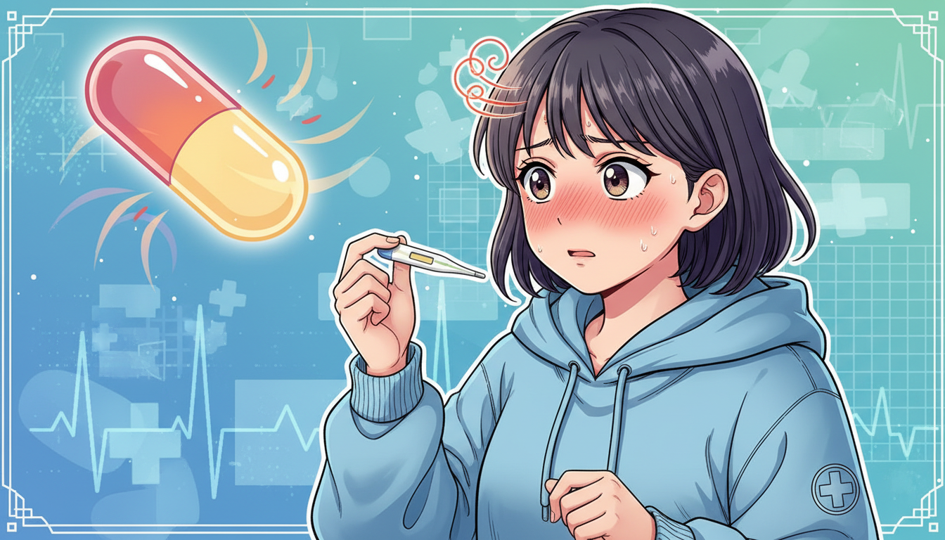 アフターピル服用後の発熱・微熱は一般的な副作用