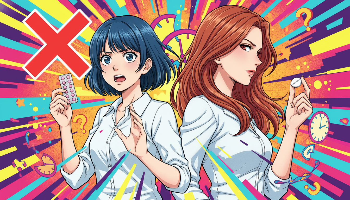 結論：低用量ピルはアフターピルの代用にはならない