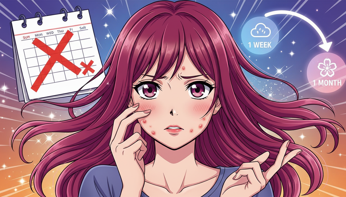 結論：アフターピルの肌荒れは1〜2週間で改善、1ヶ月程度で回復する